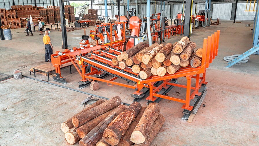 The SLP Line helps automate log processing and increase yields with minimal investment.